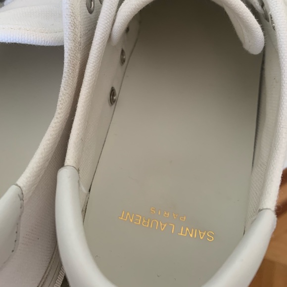 Saint Laurent Malibu distressed effect sneakers - Picture 4 of 4